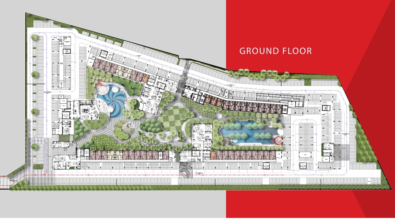 Master Plan — Illustrative unit-type layout — dimensions to be confirmed